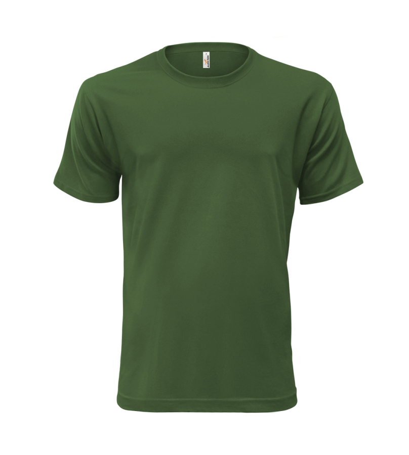 Tričko pánské zelené Forest green 101 s výšivkou